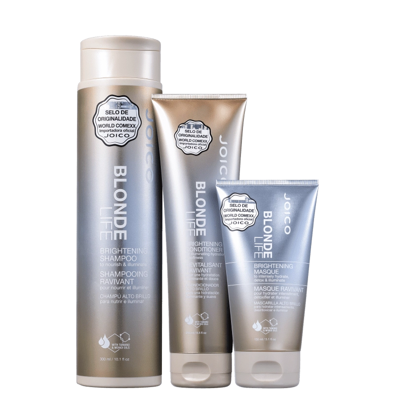 Kit Joico Blonde Life Brightening Trio (3 Produtos)