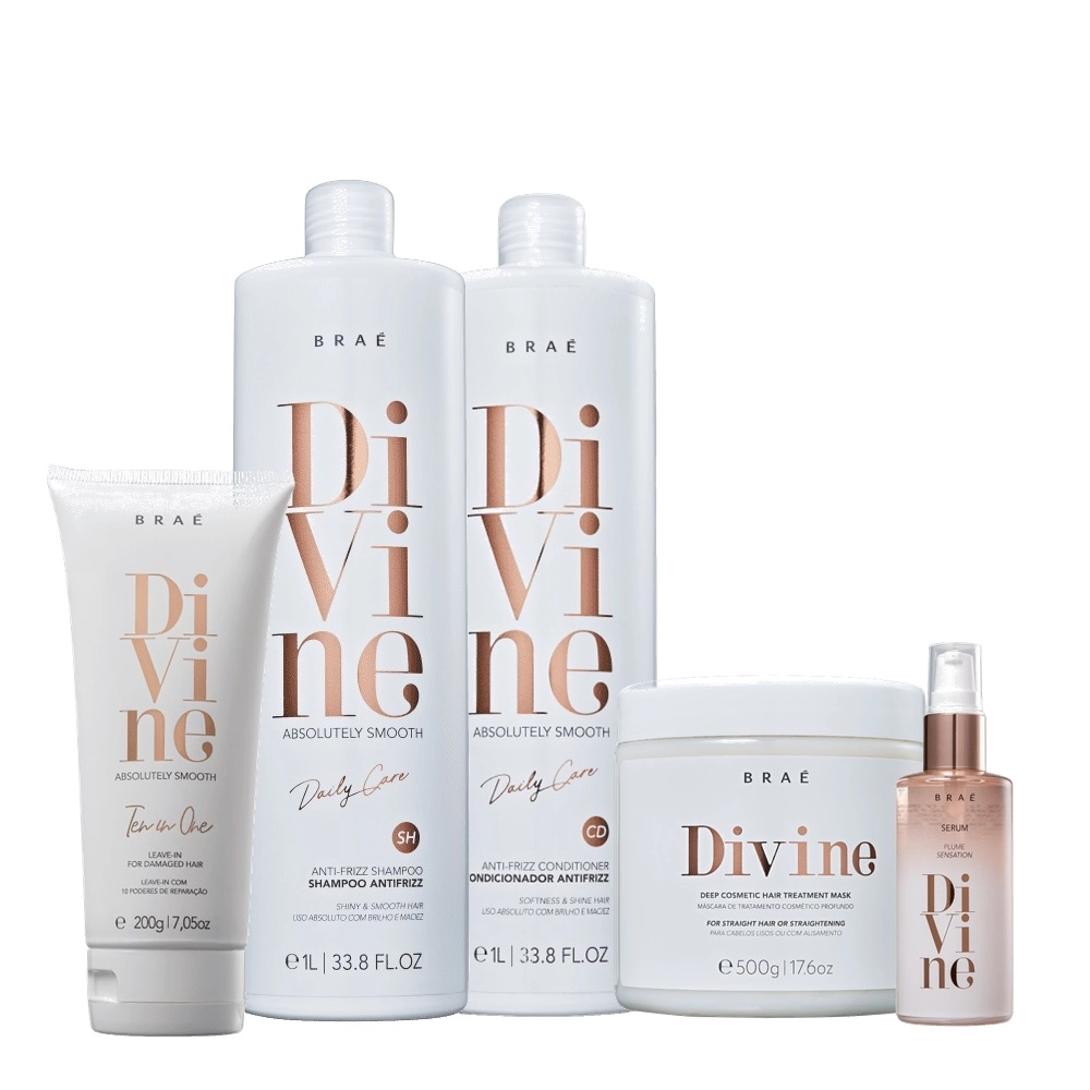 Braé Divine Kit Completo Com 5 Produtos