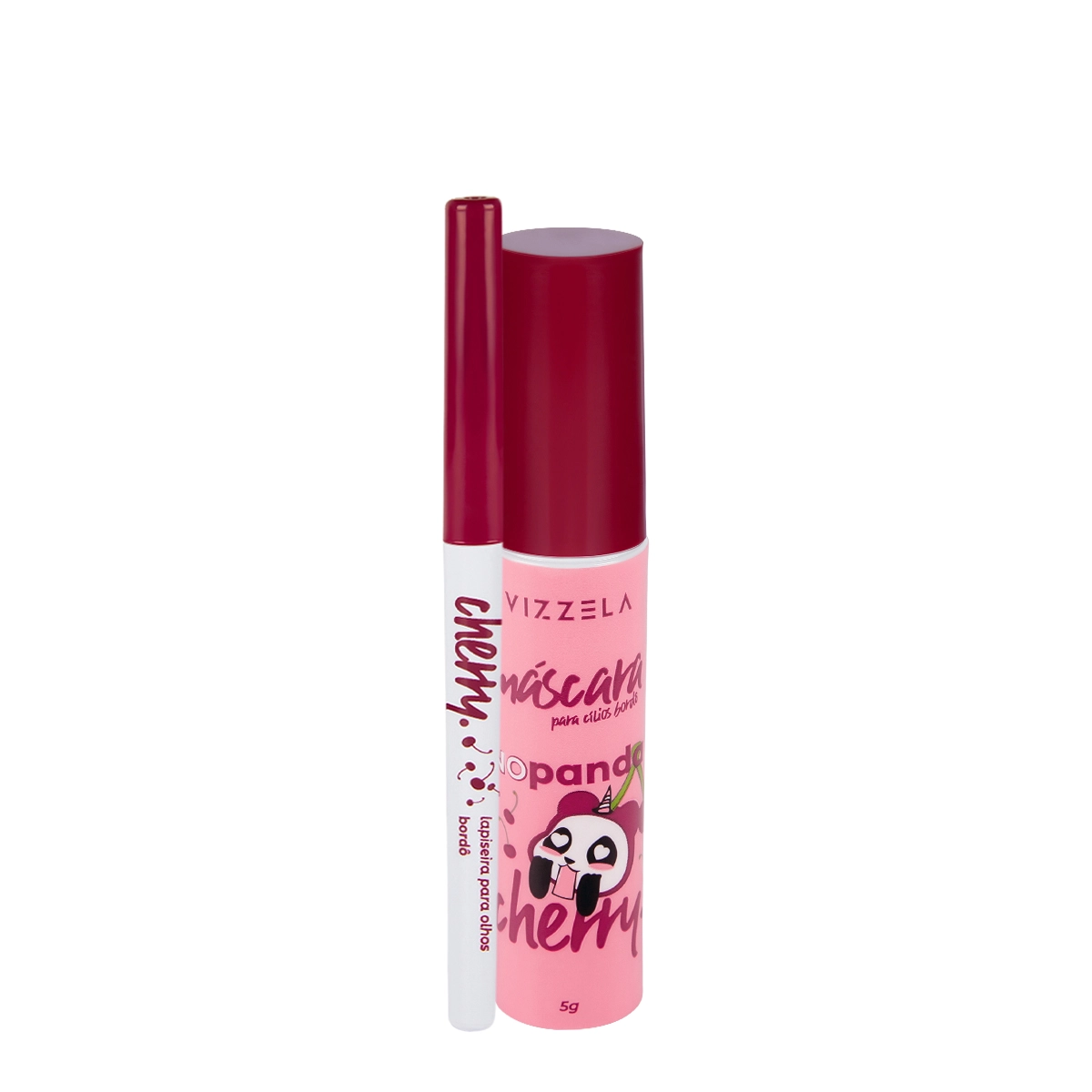 Produto Kit_Vizzela_No_Panda_Cherry_Lapiseira_Mascara_Para_Cilios_Evas_1