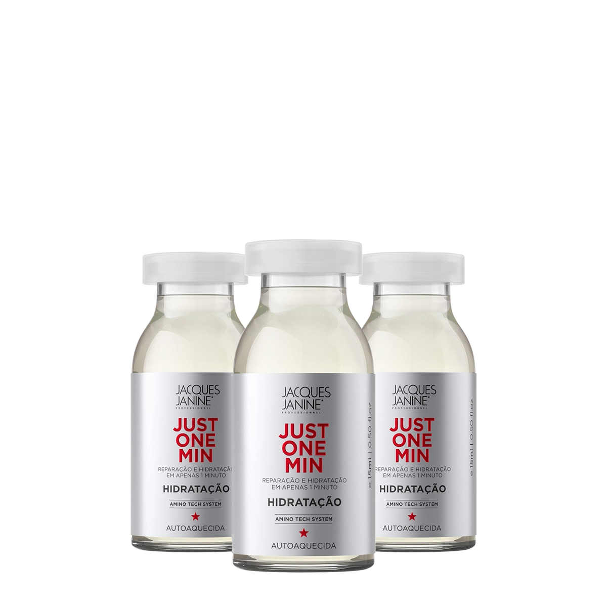 Produto Kit_Jacques_Janine_Professionnel_Just_One_Min_Ampola_de_Hidratacao_15ml_3_unidades_Evas_1