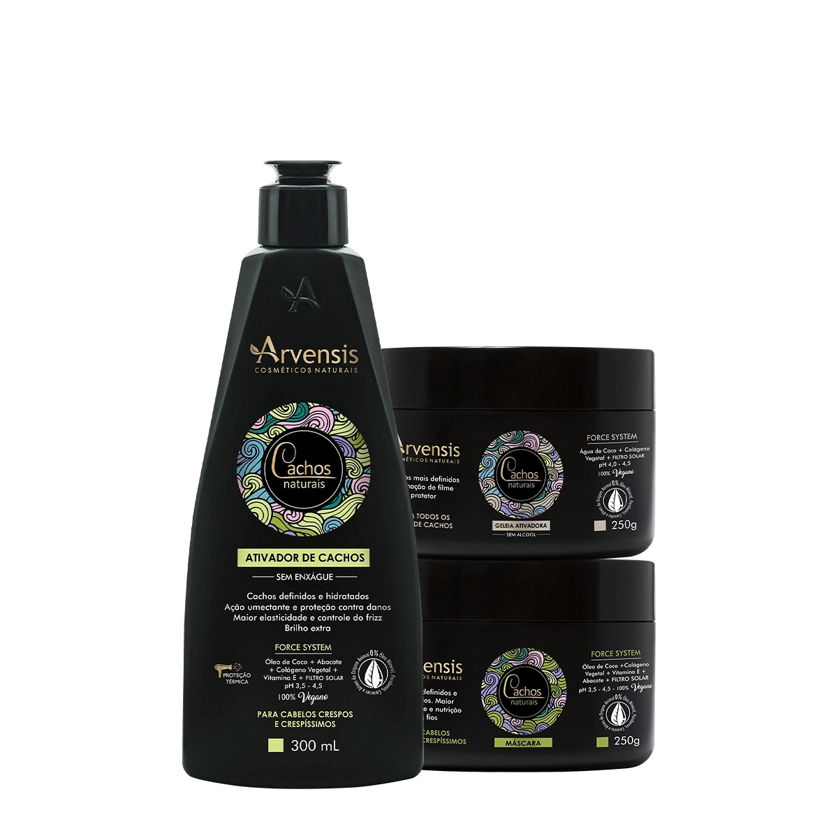 Kit_Arvensis_Cachos_Naturais_Crespos_Crespissimos_Ativador_de_Cachos_Mascara_Geleia_Evas_1 Produto Kit_Arvensis_Cachos_Naturais_Crespos_Crespissimos_Ativador_de_Cachos_Mascara_Geleia_Evas_1