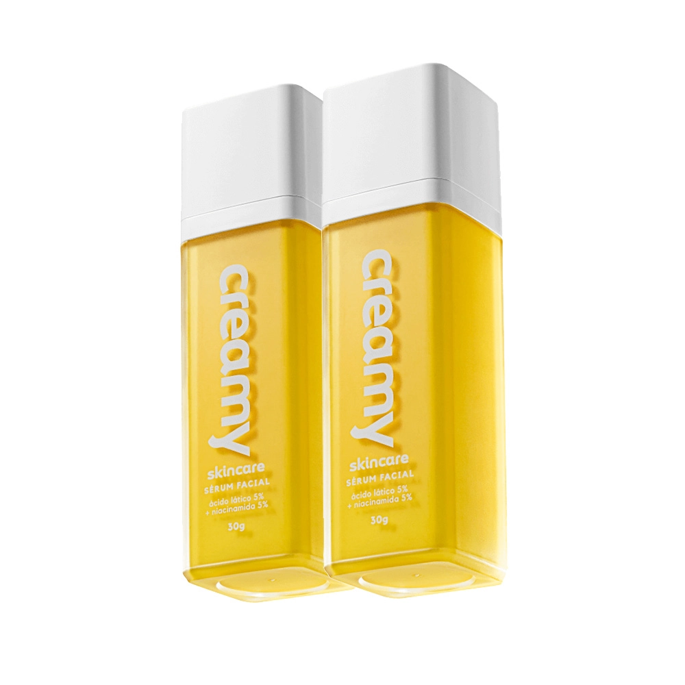 Kit Creamy Ácido Lático - Sérum Facial 30g (2 Unidades)