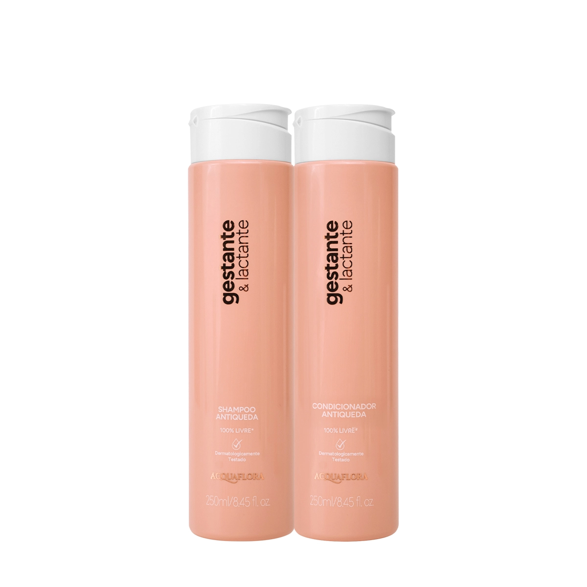Kit Shampoo E Condicionador Antiqueda Gestante E Lactante Acquaflora 250ml