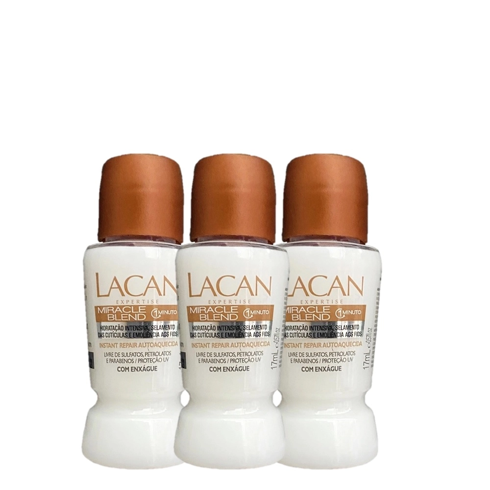 Produto Kit_Lacan_Miracle_Blend_Ampola_17ml_3_Unidades_Evas_1