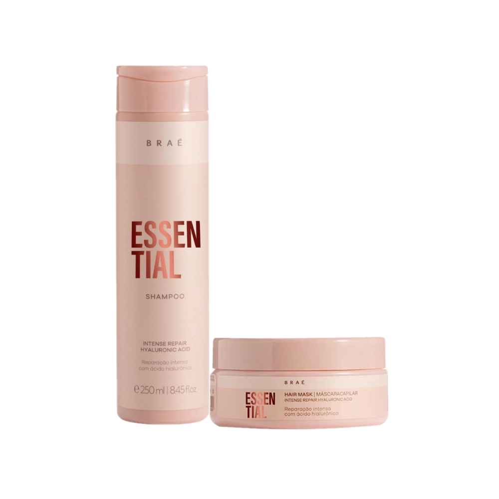 Kit Braé Essential Shampoo E Máscara (2 Produtos)