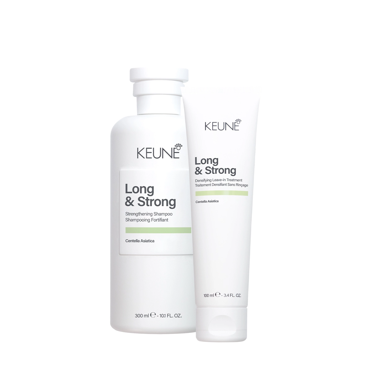 Kit Keune Long & Strong Shampoo E Leave-in Volume E Fortalecimento 2 Produtos
