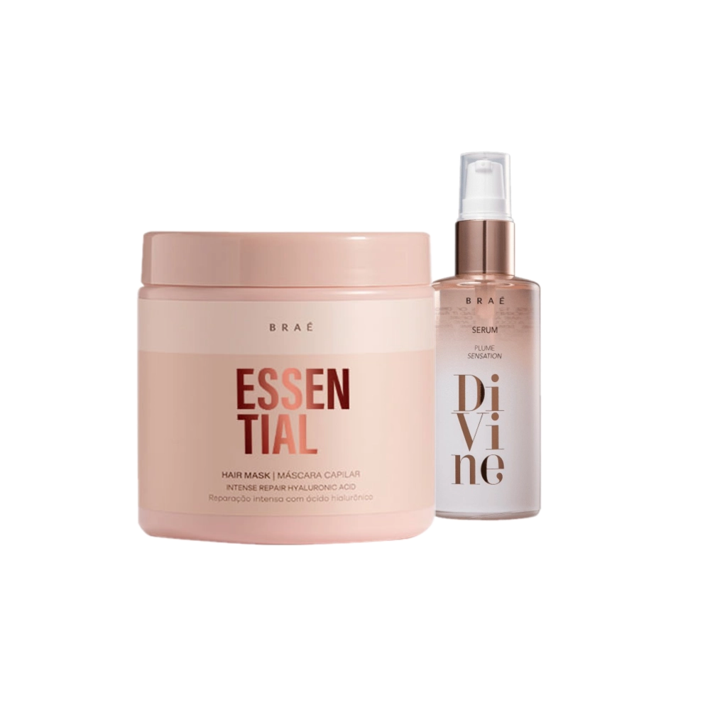 Kit Braé Máscara Essential E Óleo Divine (2 Produtos)