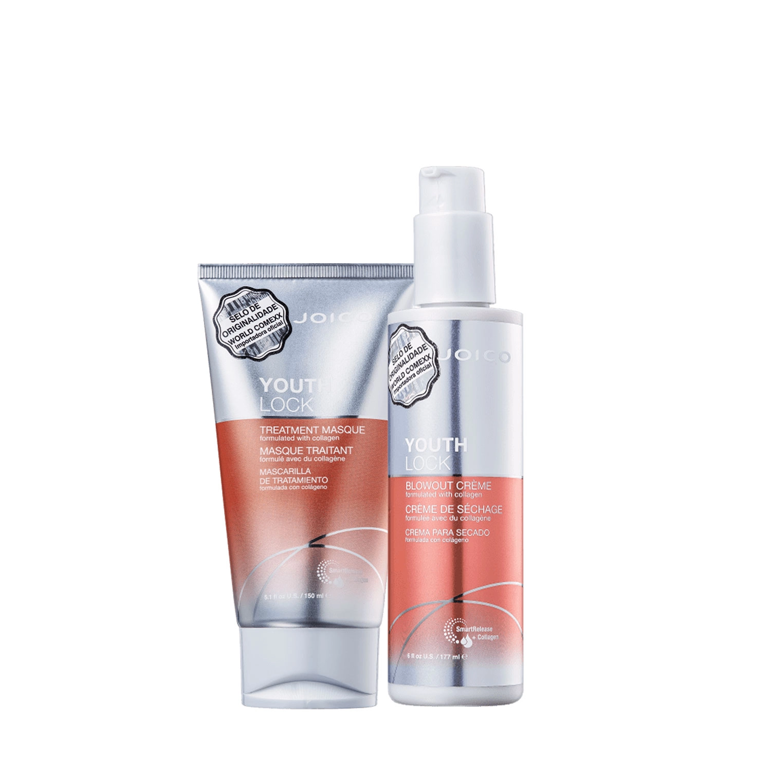 Kit Joico Youthlock Collagen Glow (2 Produtos)