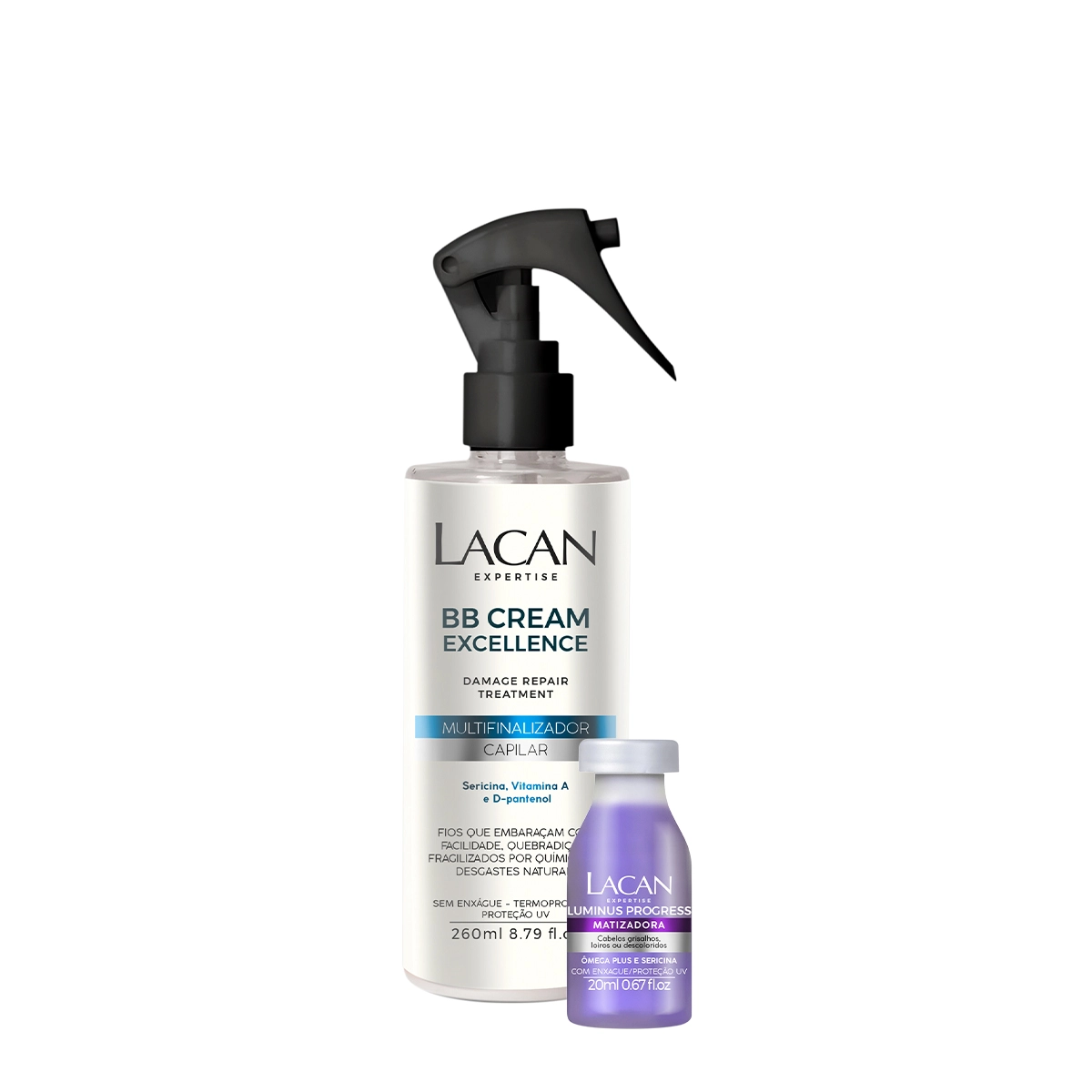 Produto Kit_Lacan_Multifinalizador_Capilar_BB_Cream_Leave-in_e_Ampola_Matizadora_Evas_1