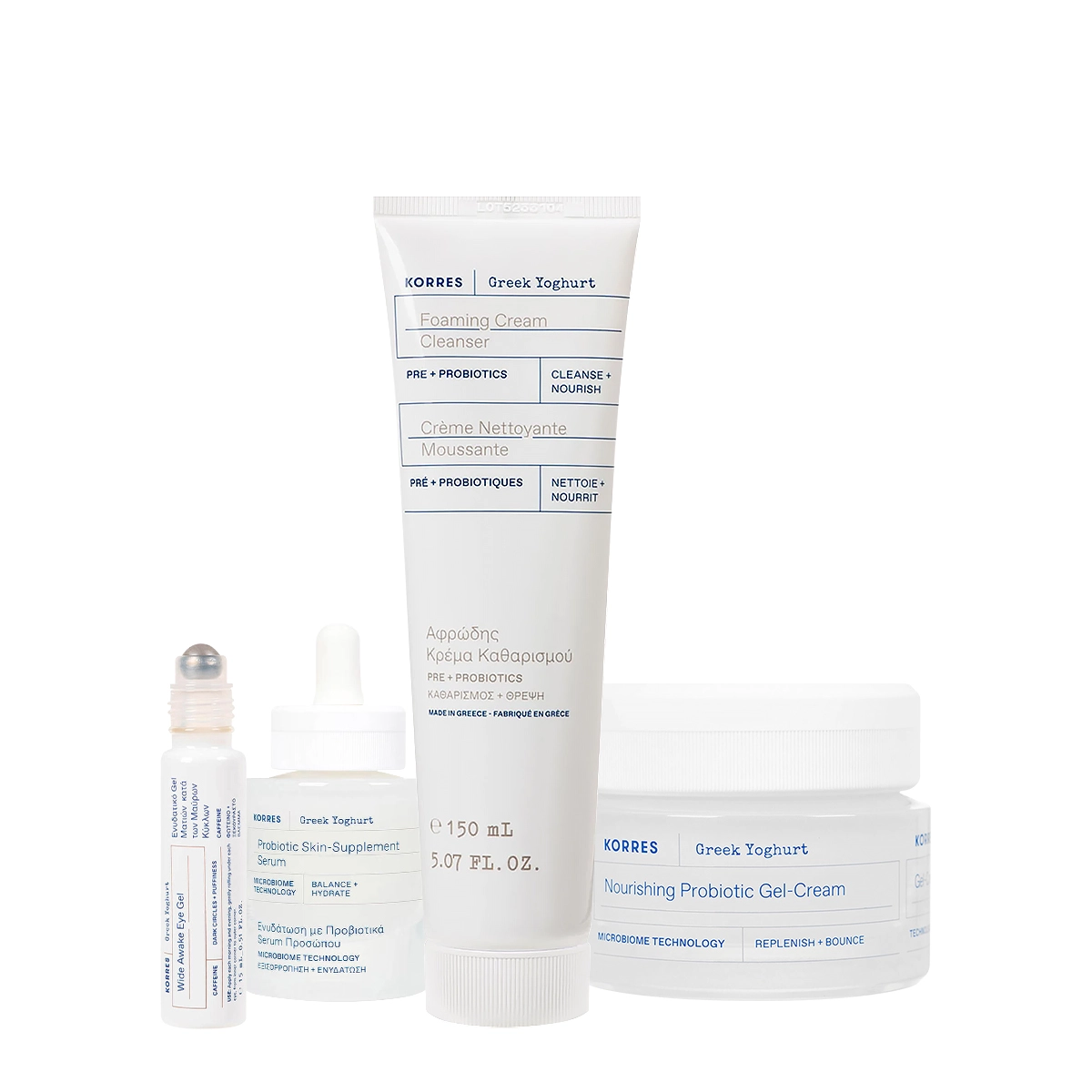 Kit Korres Greek Yoghurt Cuidados Faciais (4 Produtos)