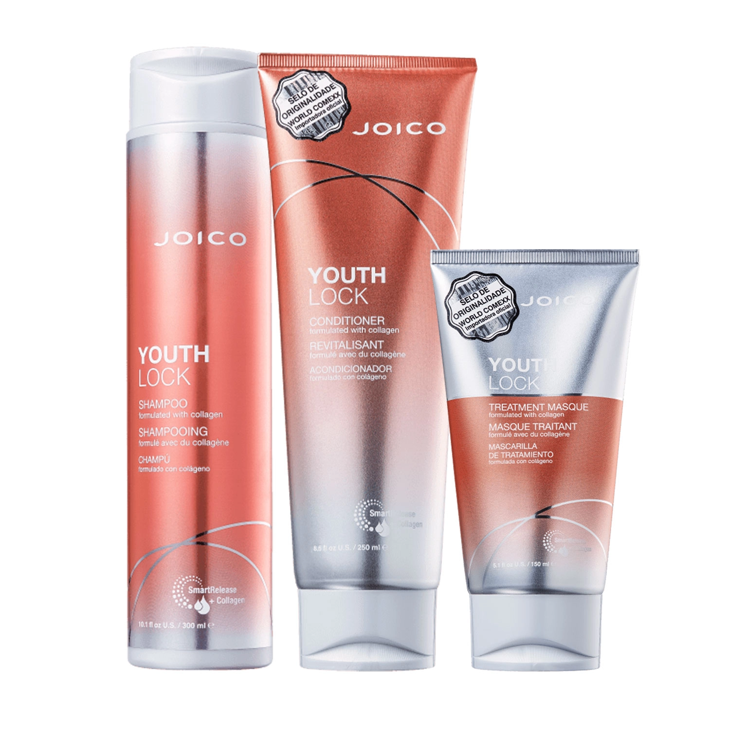 Kit Joico Youthlock Collagen Perfect (3 Produtos)