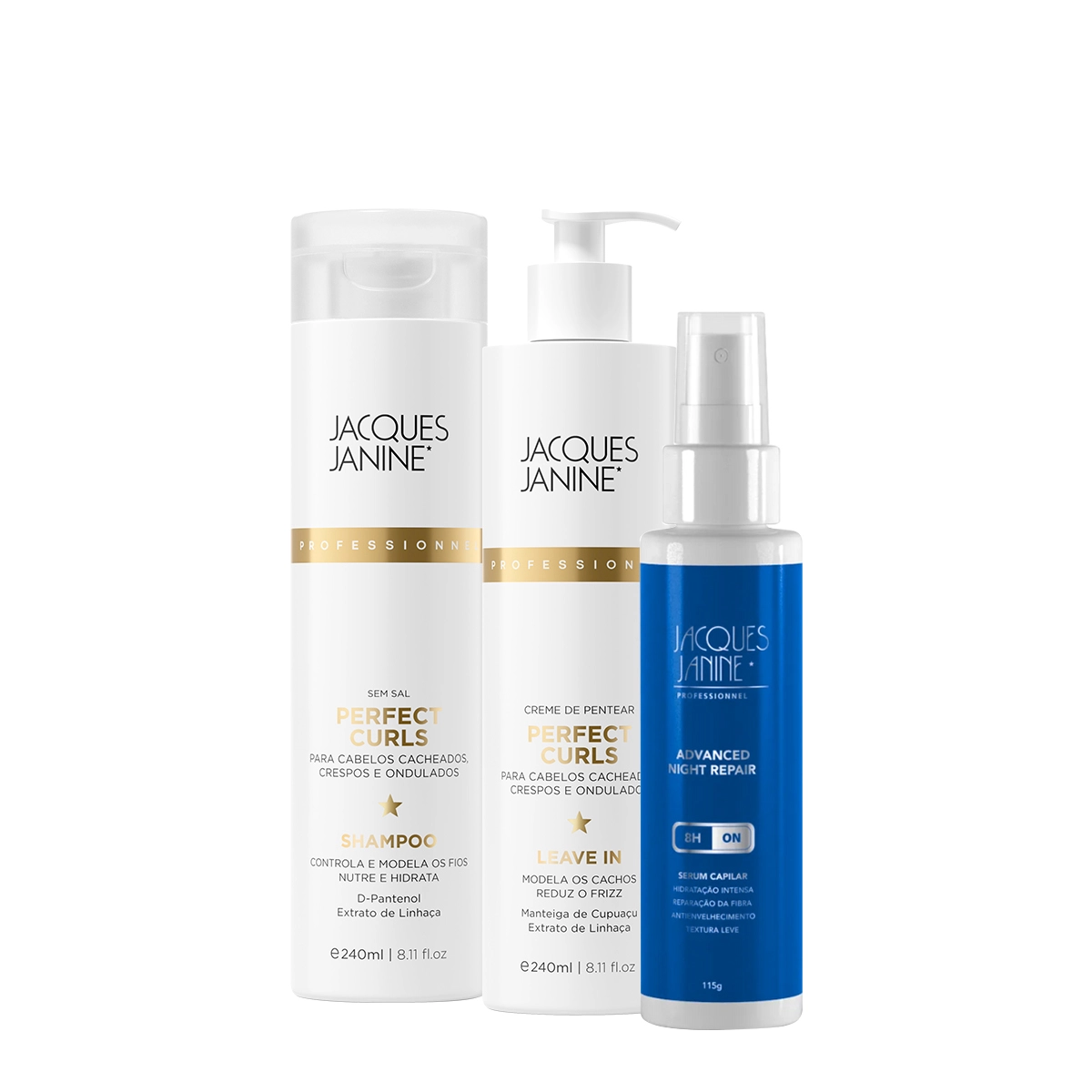 Produto Kit_Jacques_Janine_Professionnel_Perfect_Curls_Shampoo_Leave-in_e_Night_Serum_Evas_1
