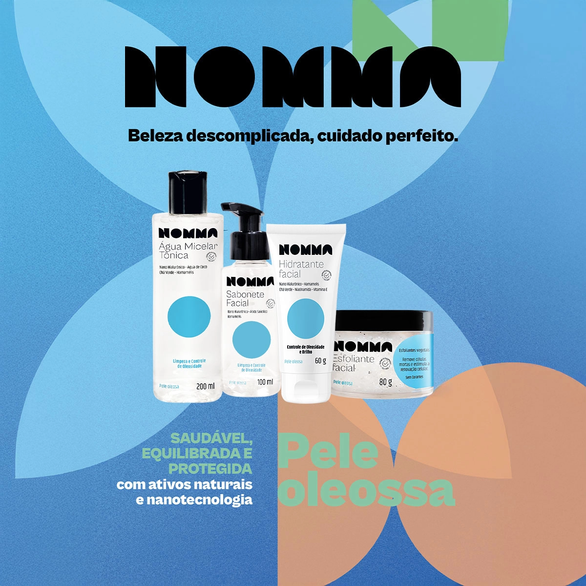 Produto Kit_Nomma_Healthy_Pele_Oleosa_Sabonete_Hidratante_Esfoliante_Agua_Micelar_Evas_5