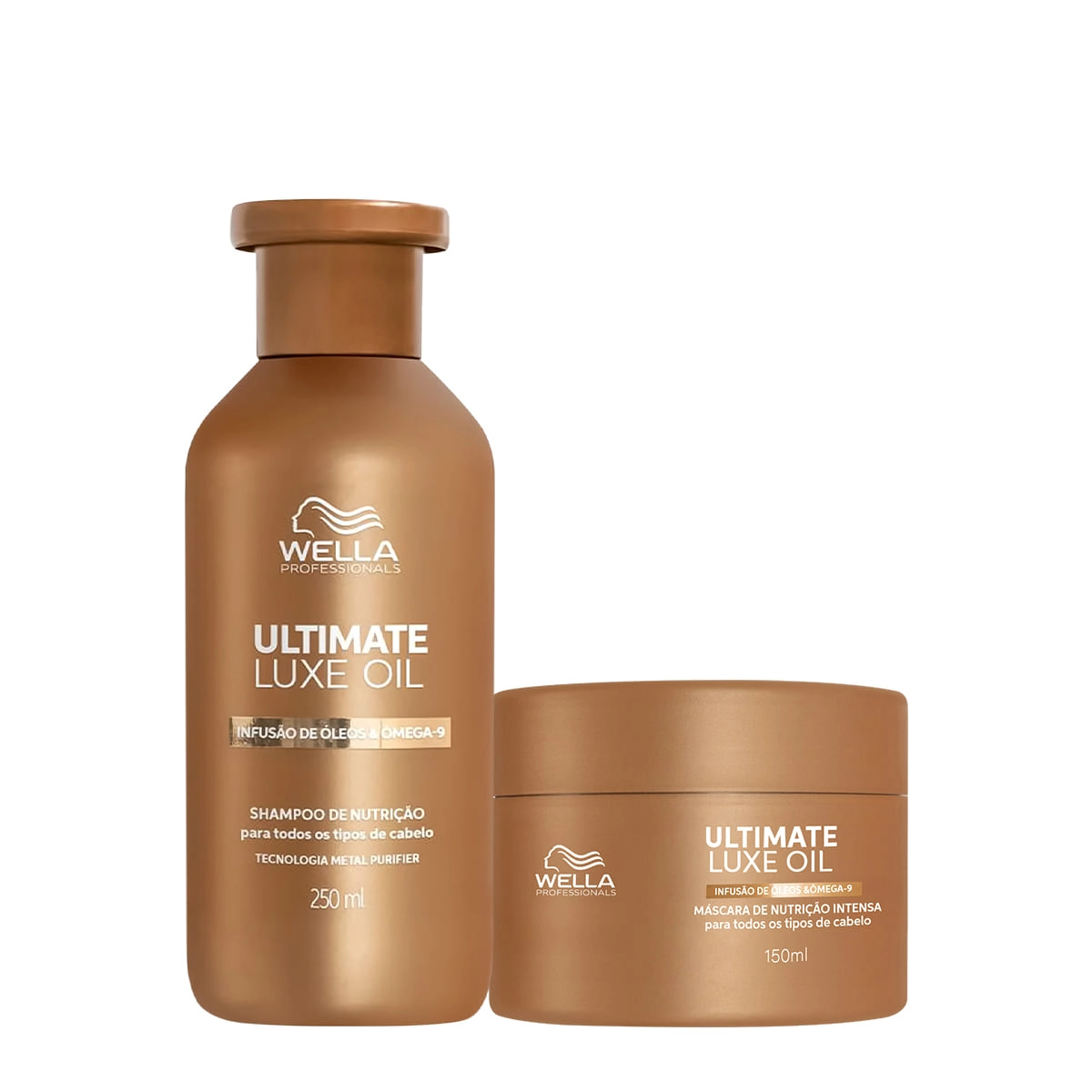 Kit Wella Professionals Ultimate Luxe Oil Shampoo 250 Máscara (2 Produtos)