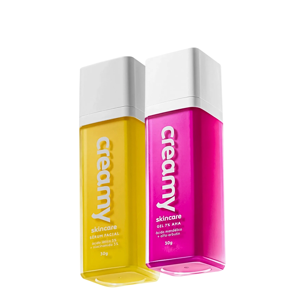 Kit Creamy Ácido Lático Sérum Facial E Ácido Mandélico Gel Antiacne (2 Produtos)