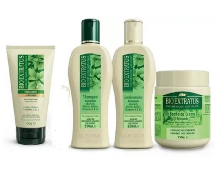 Bio Extratus Jaborandi Quad Duo Banho De Creme 250g Finalizador 150g