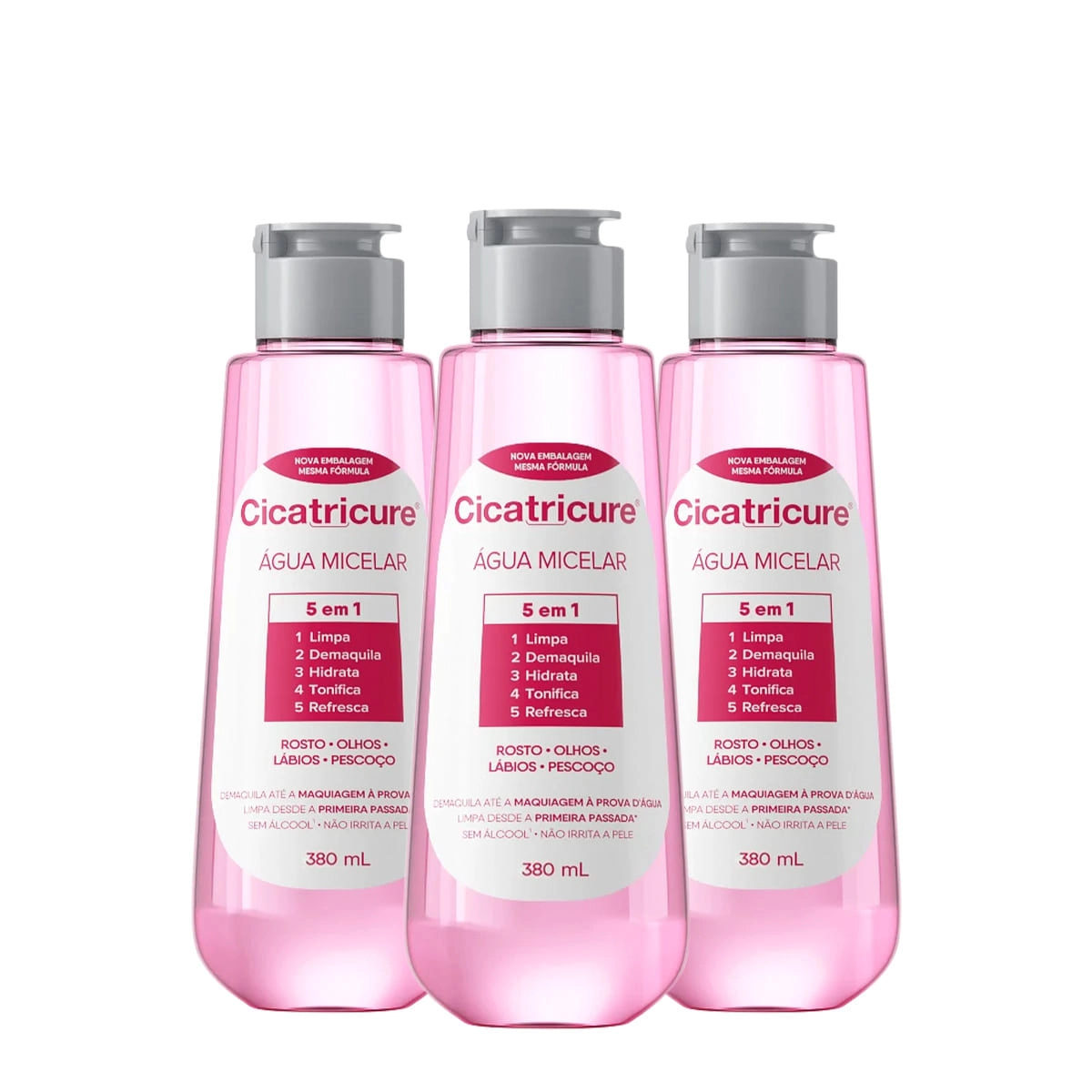 Kit Cicatricure Água Micelar Demaquilante (3 Unidades)