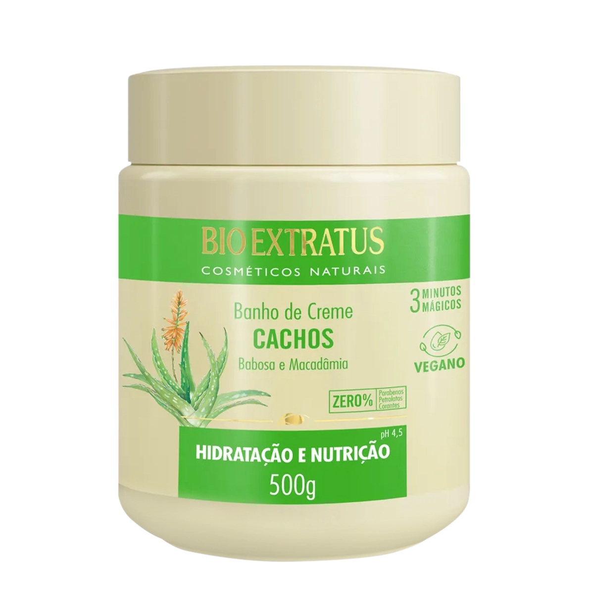 Bio Extratus Cachos Babosa - Banho De Creme 500g