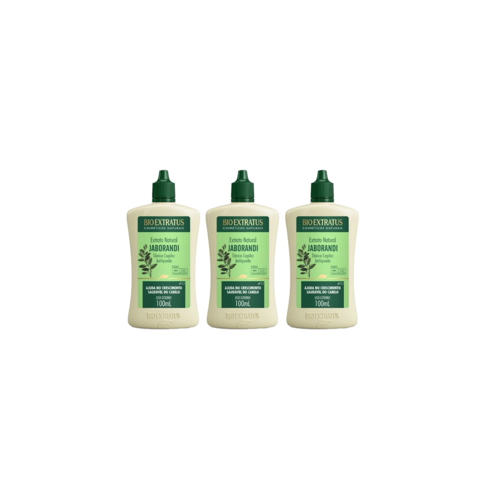 Kit Bio Extratus Extrato Jaborandi - Tônico Antiqueda 100ml (3 Unidades)