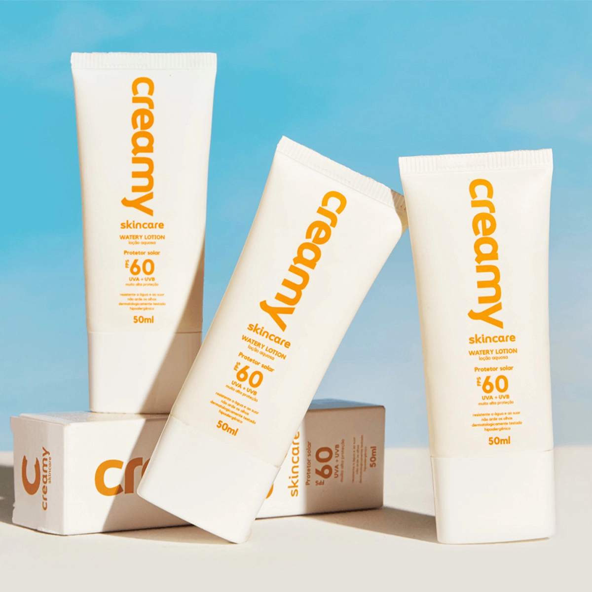 Kit Creamy Pro-Adapaleno Watery Lotion FPS60 Sérum Protetor Solar