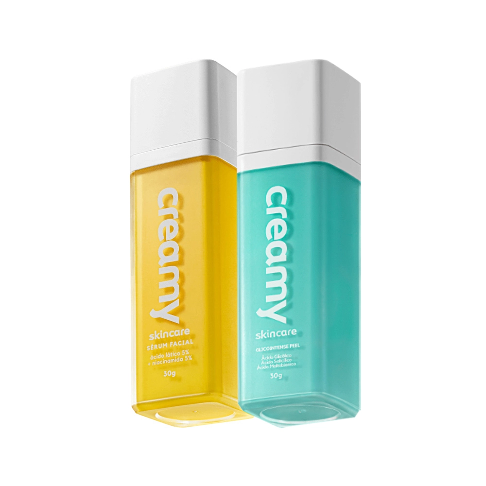 Kit Creamy Skincare Glicointense Peel E Ácido Lático (2 Produtos)