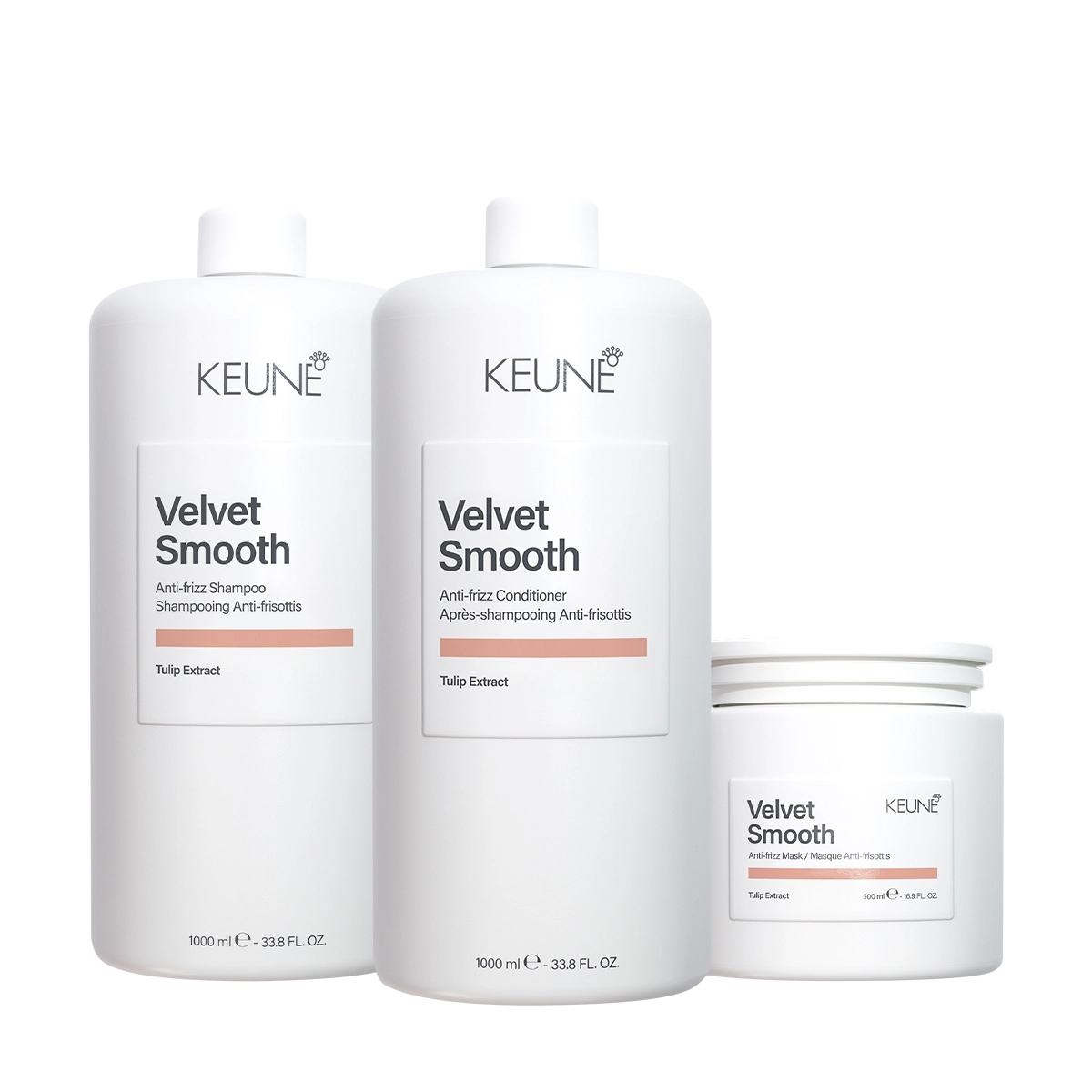 Kit Keune Velvet Smooth Shampoo Condicionador Máscara 3 Produtos