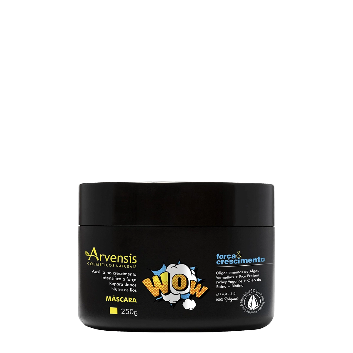 Arvensis Wow Força E Crescimento Máscara 250g