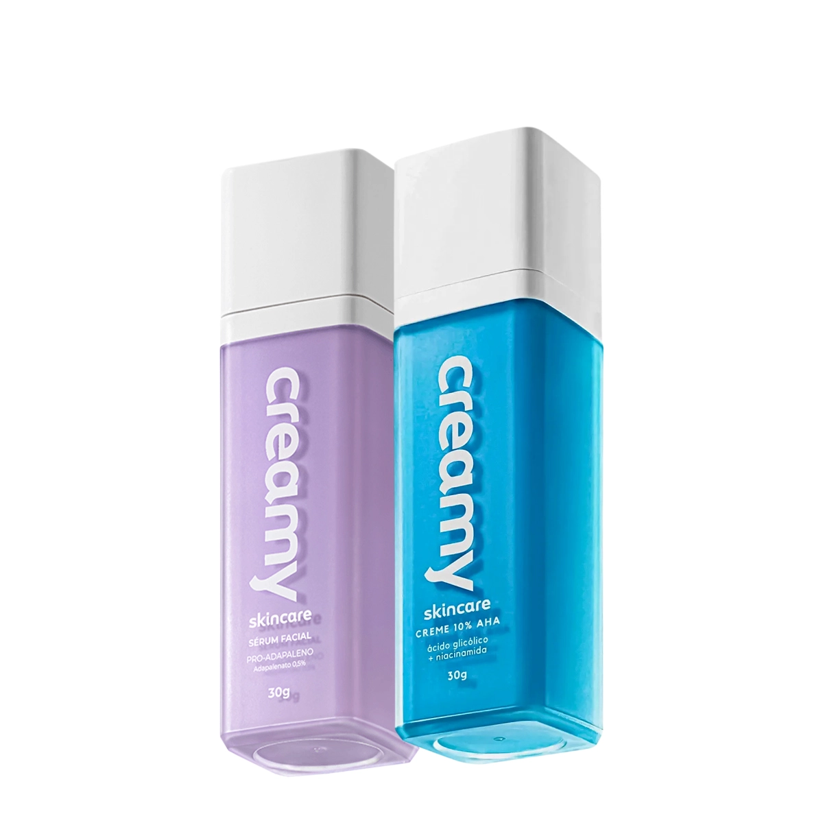 Kit Creamy Pro-Adapaleno Ácido Glicólico Sérum Creme Redutor (2 Produtos)