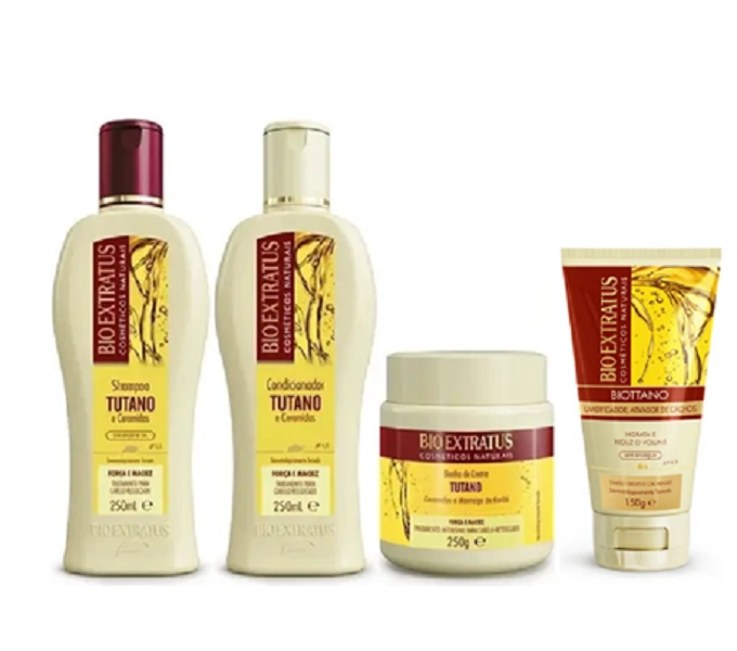 Bio Extratus Tutano Quad (Shampoo+Cond+mascara 250g+Ativador Cachos 150g)