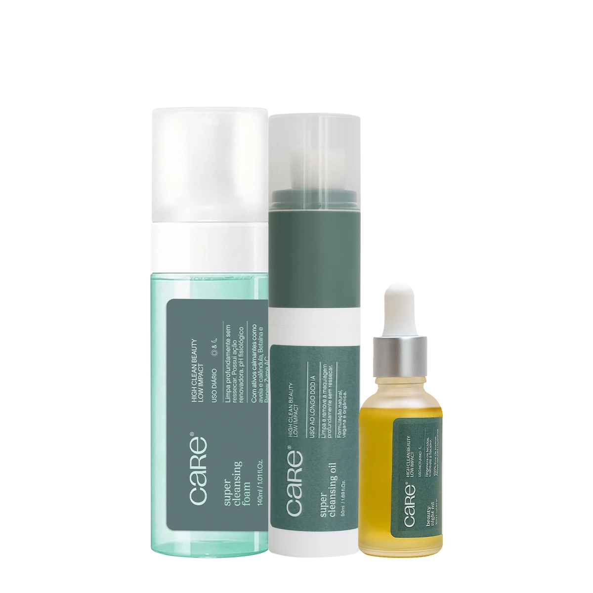 Kit_Care_Natural_Beauty_Cleasing_Foam_Beauty_Night_Oil_Cleasing_Oil_Evas_1 Produto Kit_Care_Natural_Beauty_Cleasing_Foam_Beauty_Night_Oil_Cleasing_Oil_Evas_1