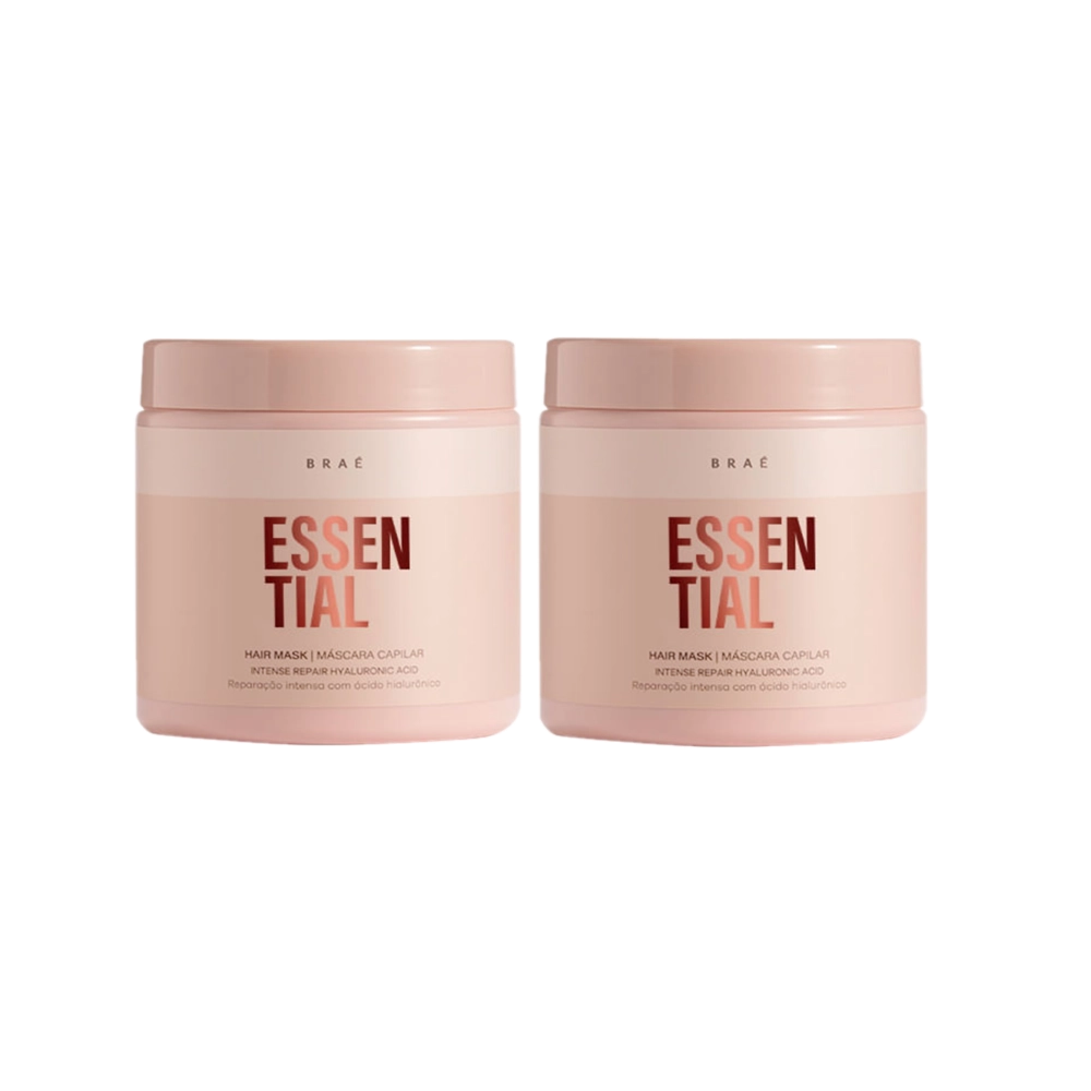 Kit Braé Essential Hair Mask - Máscara 500g (2 Unidades)