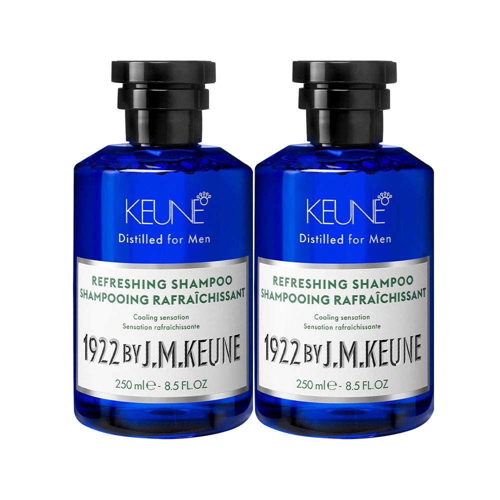 Kit Keune 1922 By J.M. Refreshing Shampoo Neutro Masculino 250ml (2 Unidades)