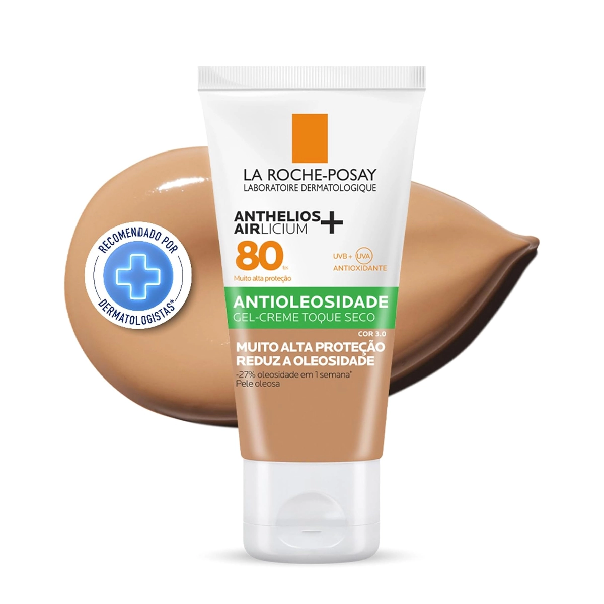 Produto La_Roche_Posay_Anthelios_Airlicium_FPS80_Protetor_Solar_Facial_Com_Cor_Evas_2