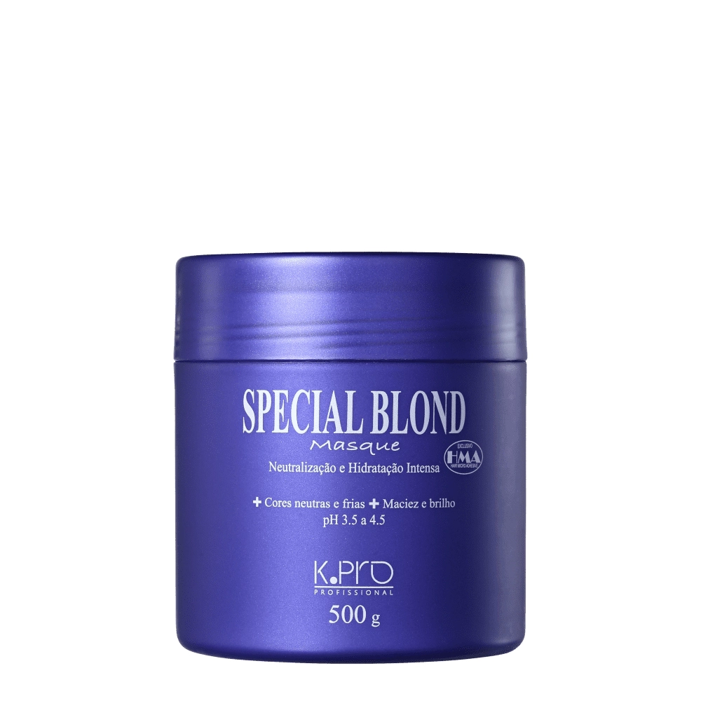K.Pro Profissional Silver Blonde - Máscara De Neutralização 500g