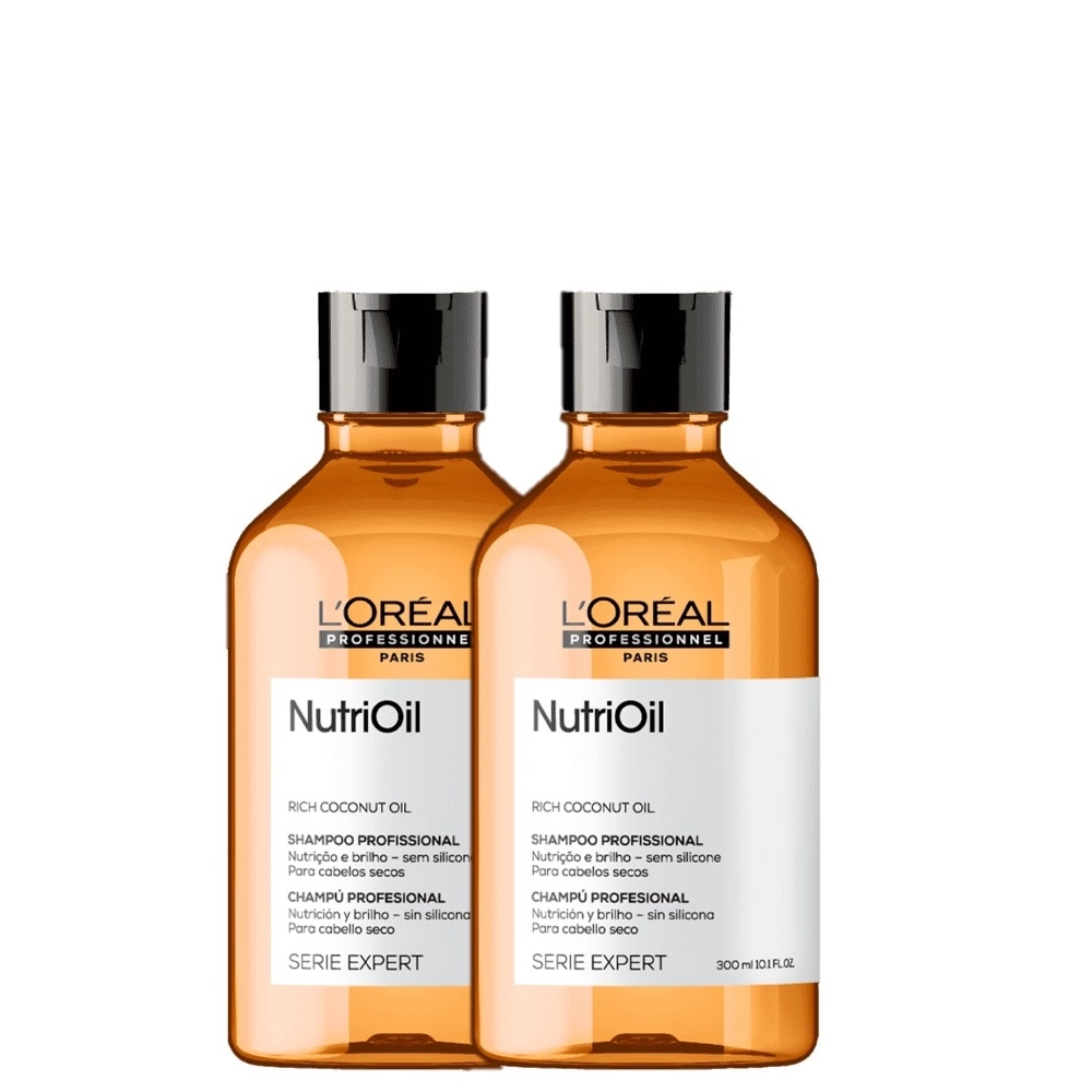 Kit L'Oréal Professionnel Serie Expert NutriOil - Shampoo 300ml (2 Unidades)
