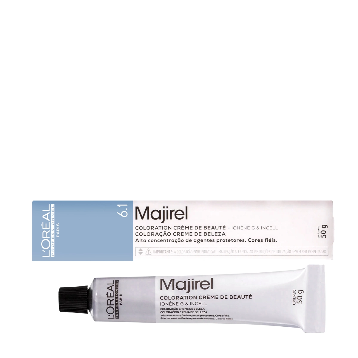 L'Oréal Professionnel Majirel Louro Escuro Acinzentado 6.1 - Coloração 50g