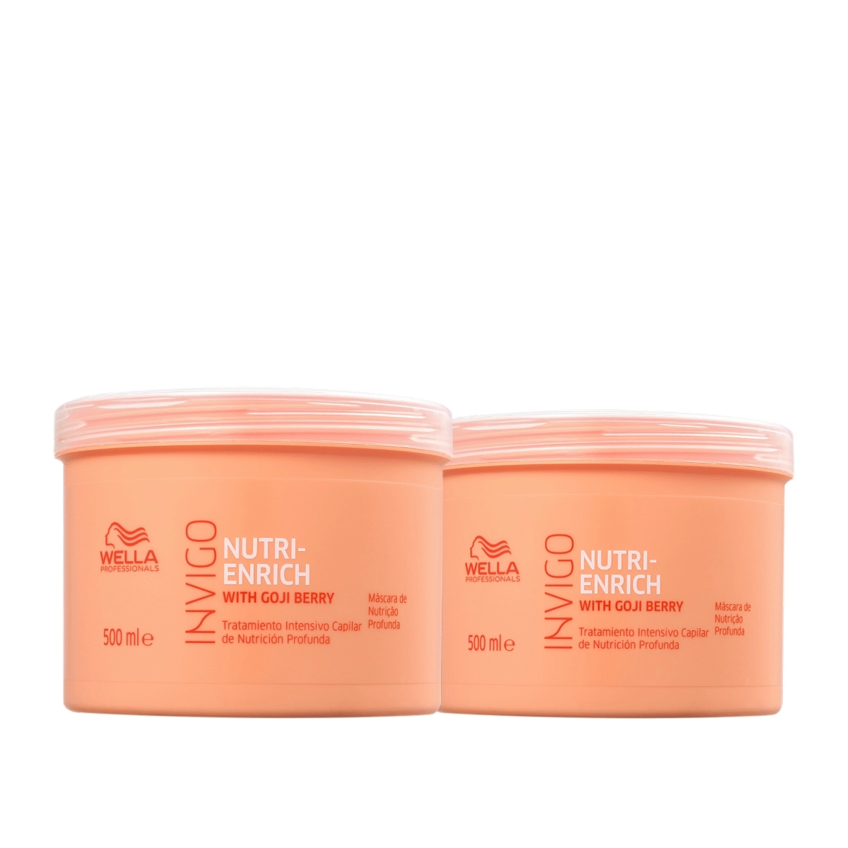 Kit Wella Professionals Invigo Nutri-Enrich Máscara 500 Extra (2 Unidades)
