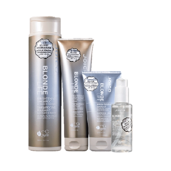 Kit Joico Blonde Life Brightening Trio E Oleo Capilar (4 Produtos)