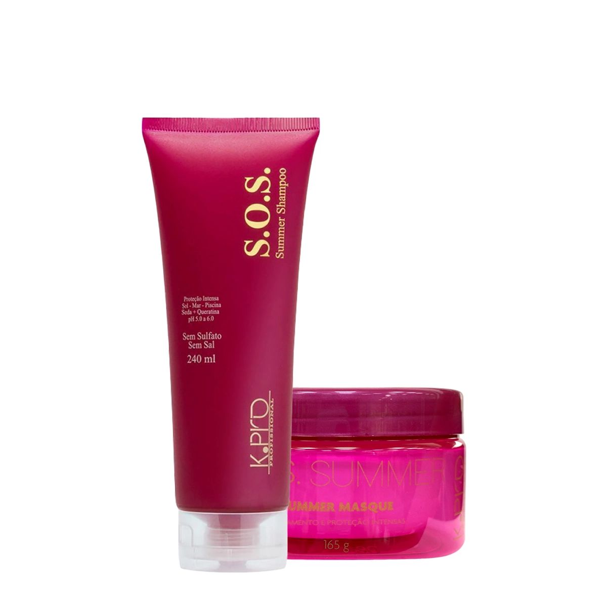 Kit K.Pro S.O.S. Summer Shampoo E Máscara (2 Produtos)