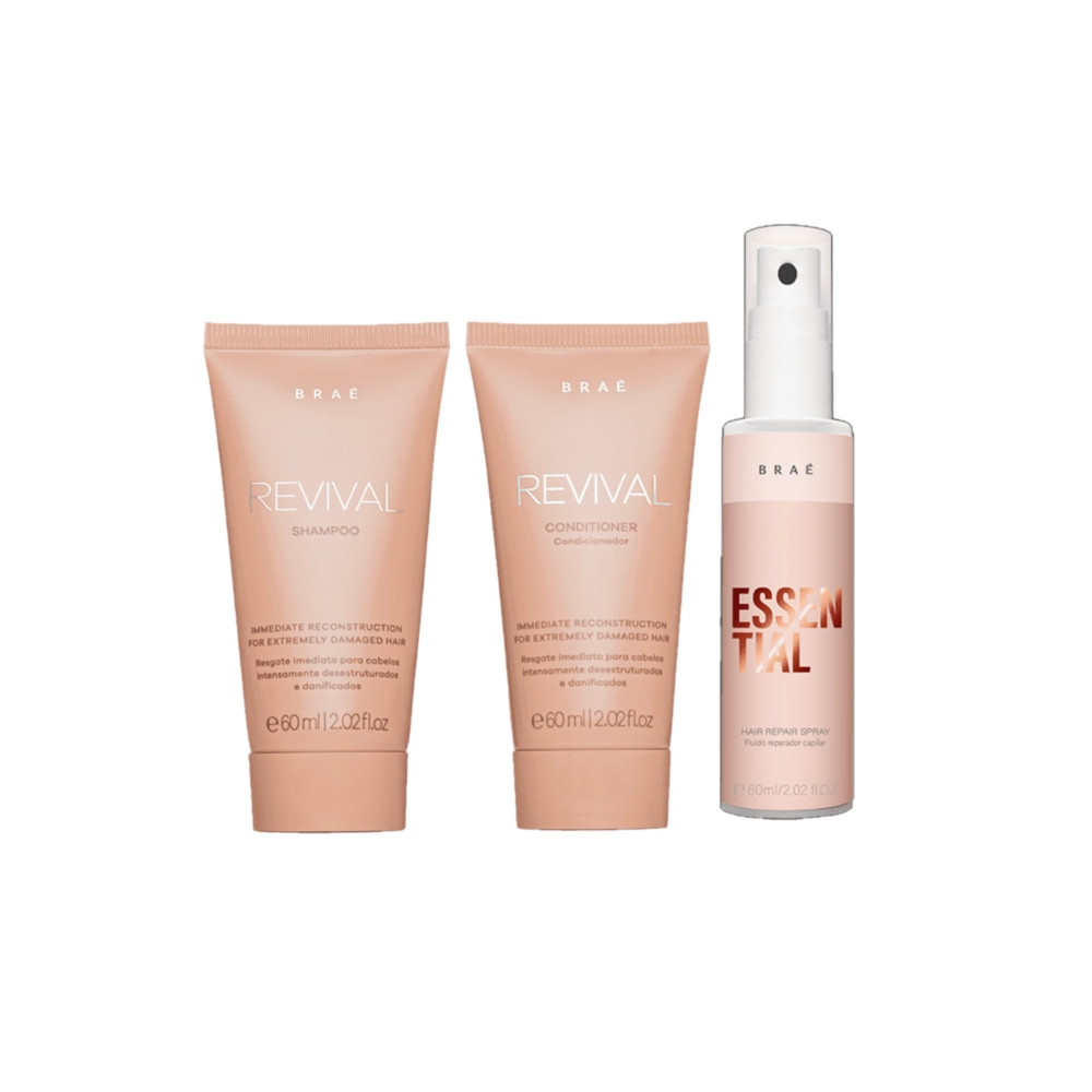 Kit Braé Revival Essential Trio Mini (3 Produtos)