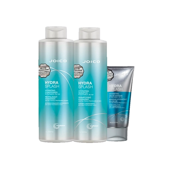 Kit Joico Hydra Splash Shampoo 1L Condicionador 1L Máscara 150ml