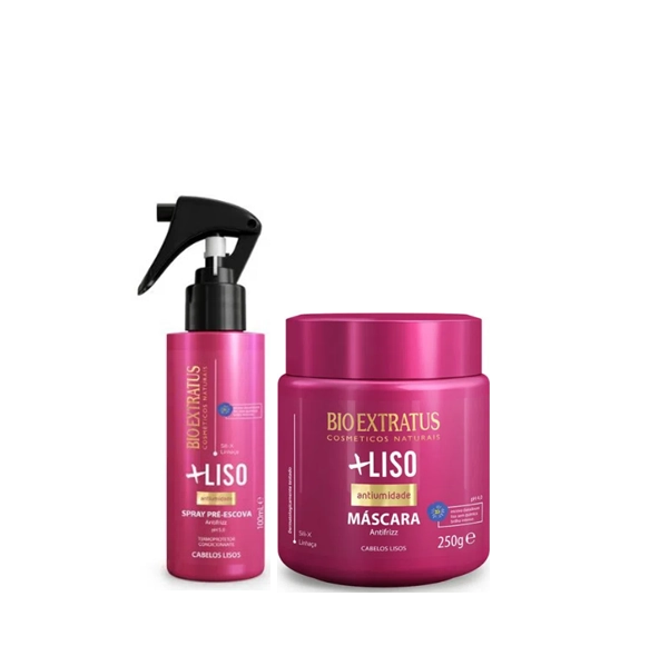 Bio Extratus Mais Liso - Finalizador Spray 100ml+Mascara 250g