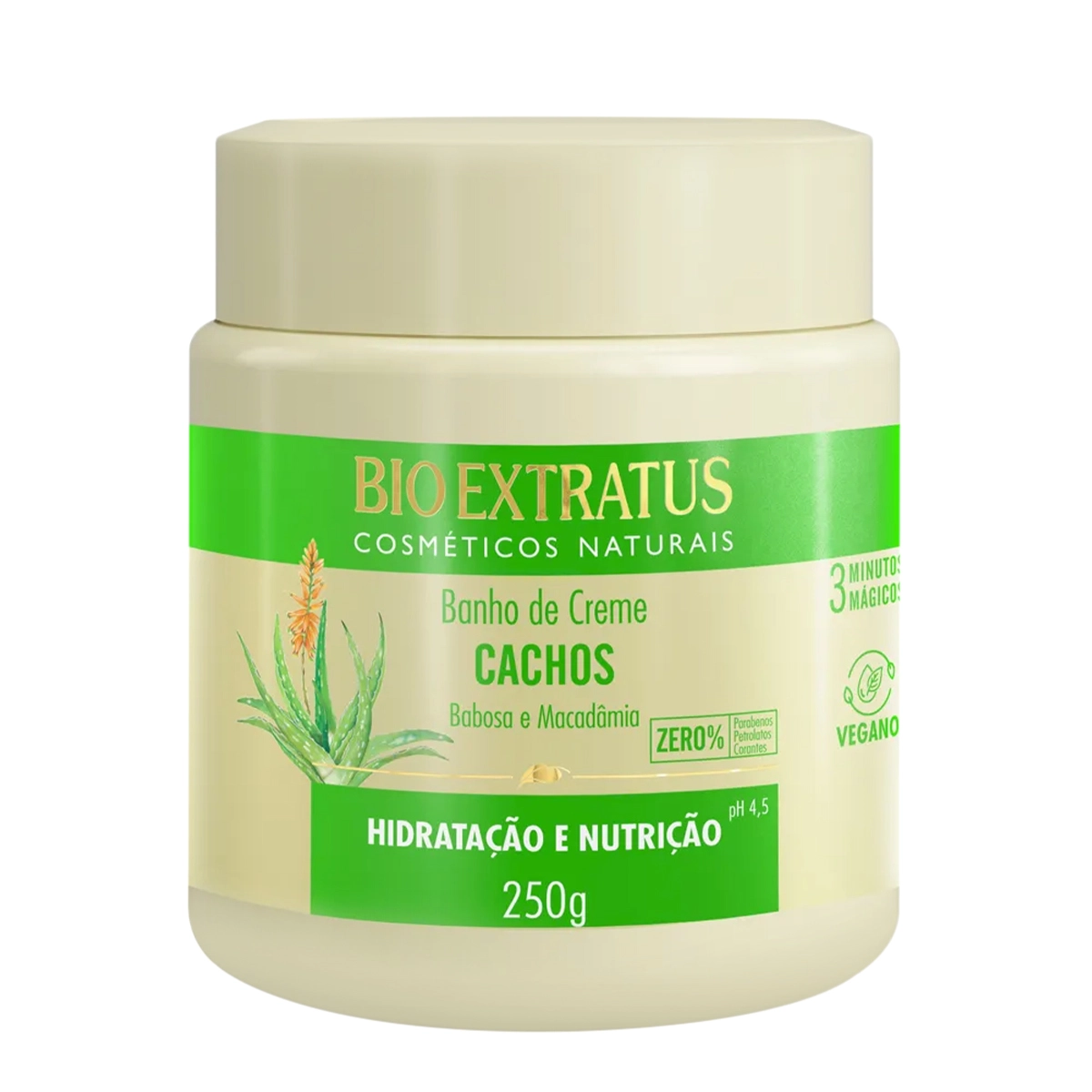 Bio Extratus Cachos Babosa - Banho De Creme 250g