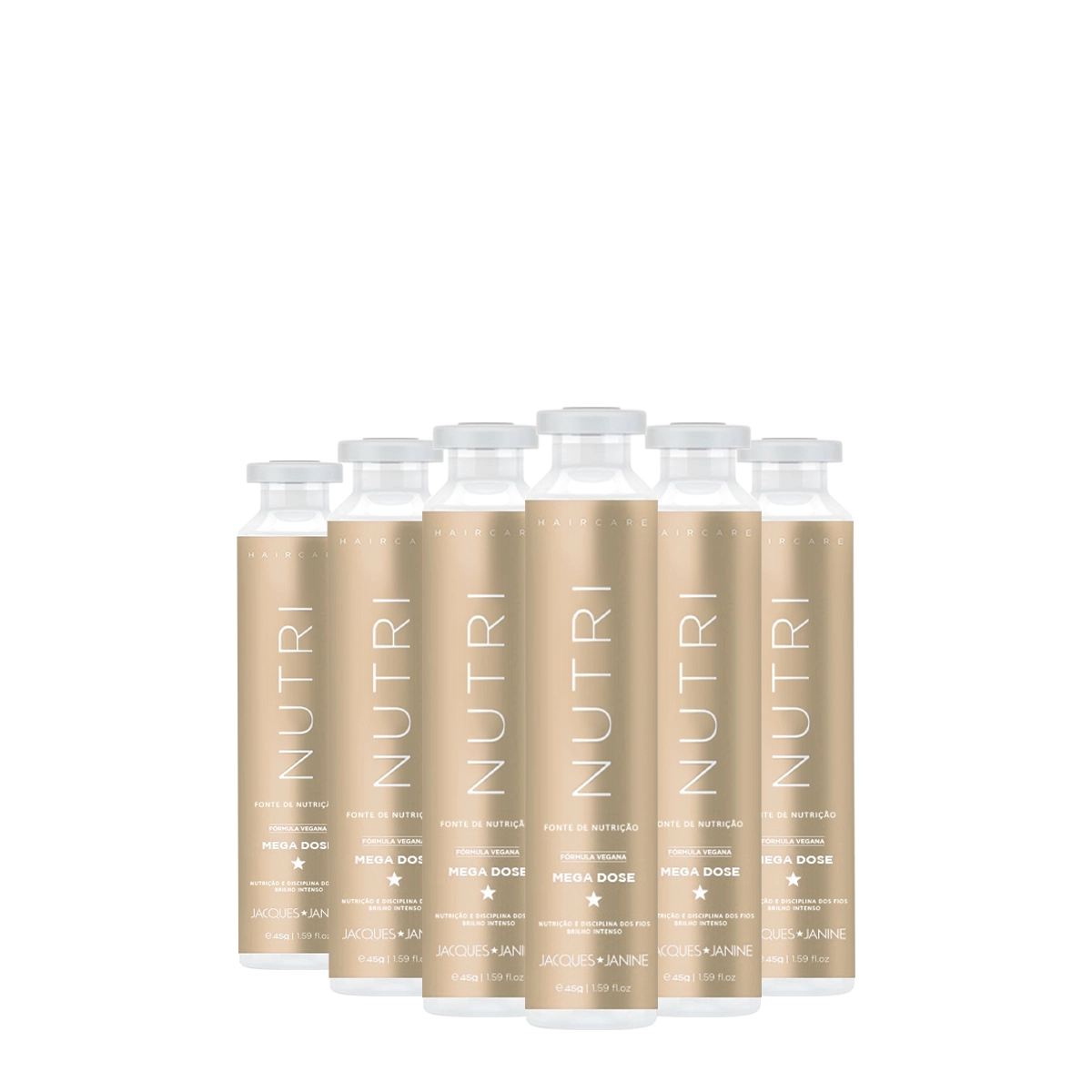 Kit Jacques Janine Professionnel Haircare Nutri Ampola (6 Unidades)