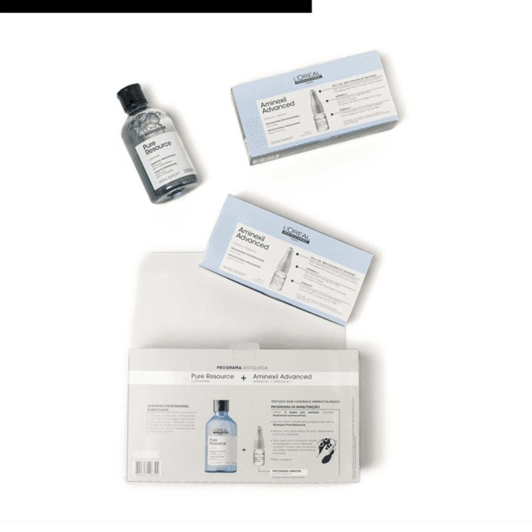 L-Oreal_Professionnel_Kit_Aminexil_Advanced_Shampoo_Pure_Resource_Evas_3 Produto L-Oreal_Professionnel_Kit_Aminexil_Advanced_Shampoo_Pure_Resource_Evas_3