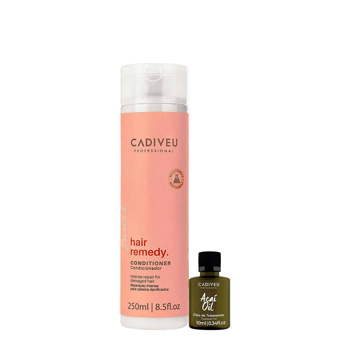 Kit Cadiveu Essentials Hair Remedy Condicionador E Açaí Oil (2 Produtos)