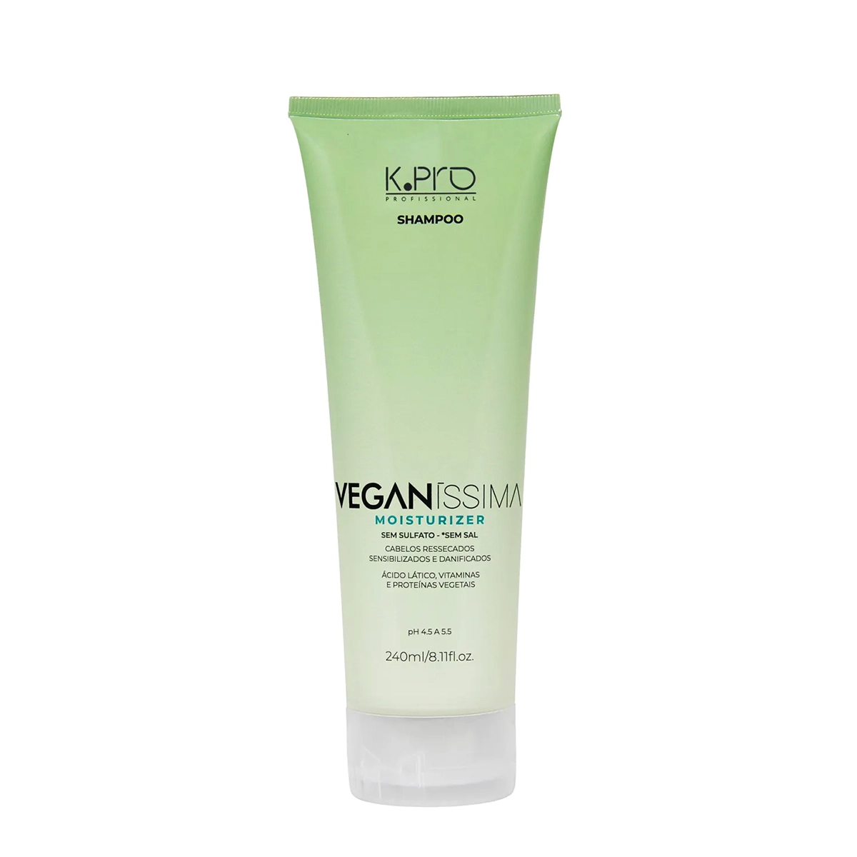 K.pro Moisturizer Veganíssima - Shampoo Sem Sal 240ml