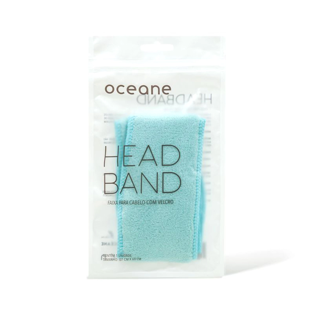 Faixa Para Cabelo Head Band Ajustável Com Velcro Océane