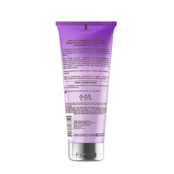 Elseve_Hidra_Hialuronico_Linha_Completa_Shampoo_Condicionador_Mascara_Creme_Noturno_de_Pentear_Evas_7 Produto Elseve_Hidra_Hialuronico_Linha_Completa_Shampoo_Condicionador_Mascara_Creme_Noturno_de_Pentear_Evas_7