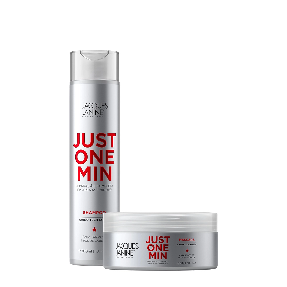 Produto Kit_Jacques_Janine_Professionnel_Just_One_Min_Shampoo_e_Mascara_P_Evas_1